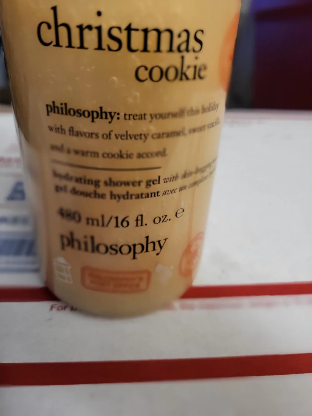 Philosophy Christmas Cookie Hydrating Shower Gel — Beige